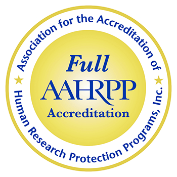 Full AAHRPP Accreditation